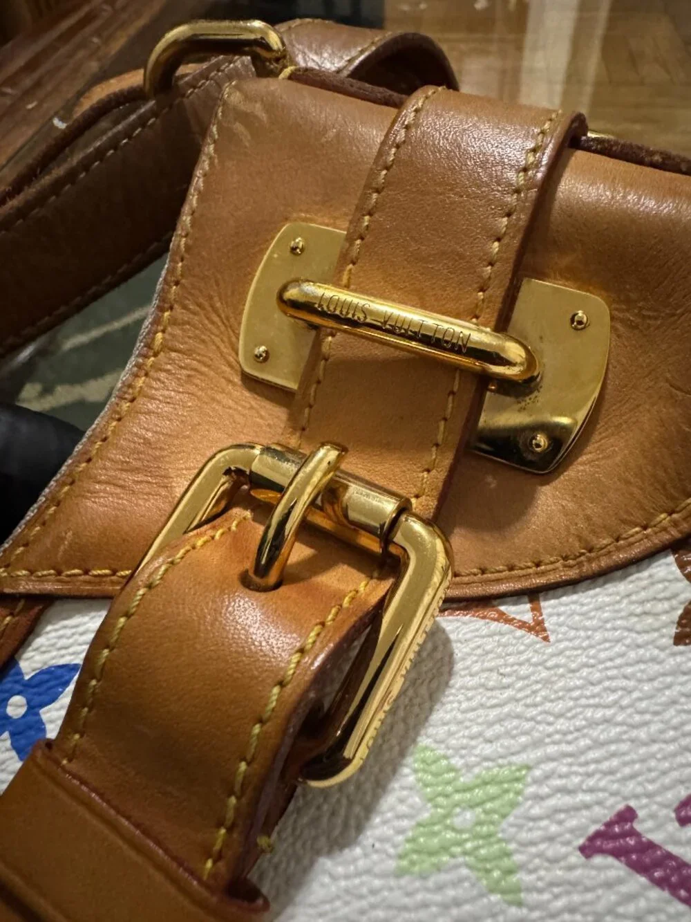LOUIS VUITTON X MURAKAMI MULTICOLOR GRETA BAG ( 2008 Original)